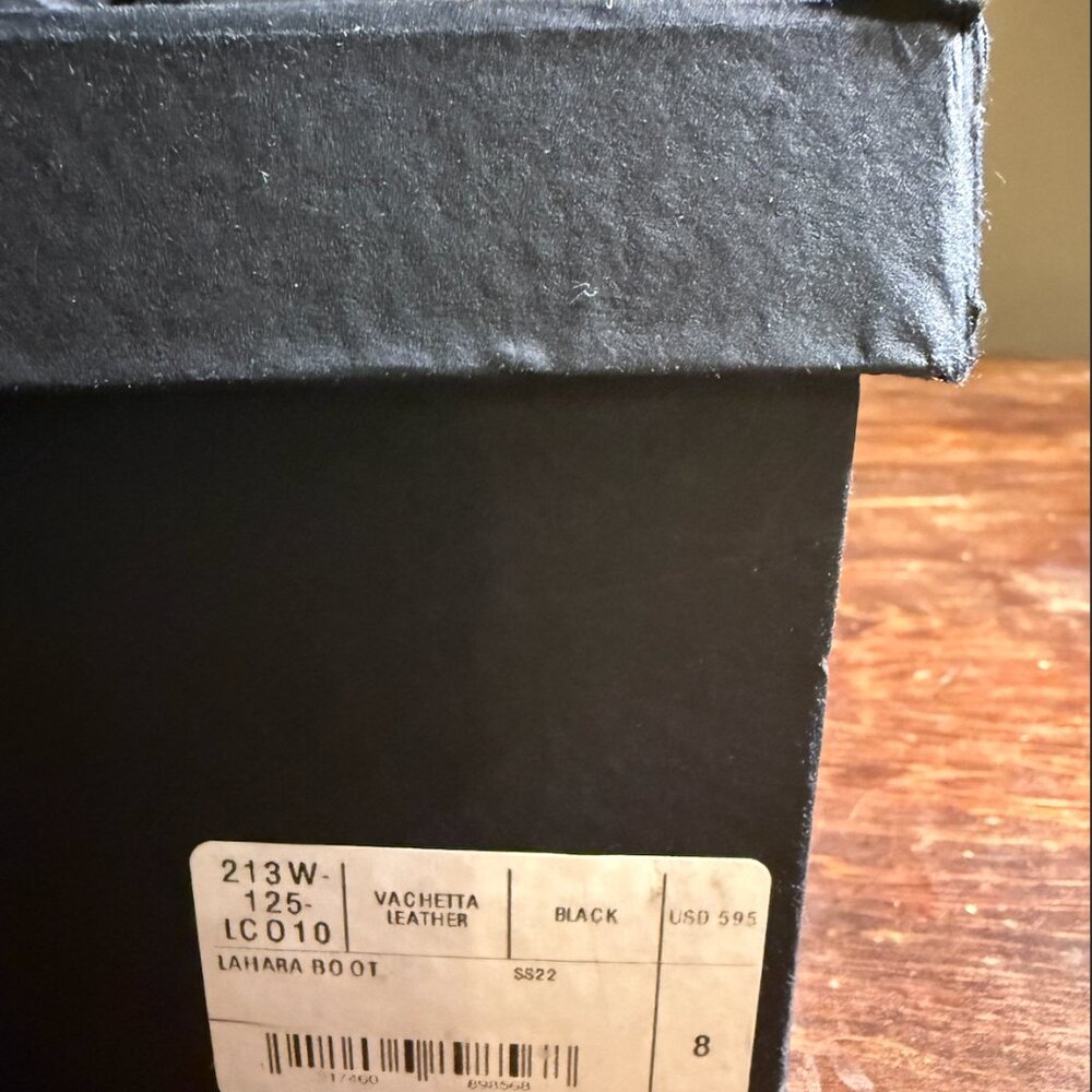 Rachel Comey Black Tall Leather Heeled Boots - Picture 3 of 16